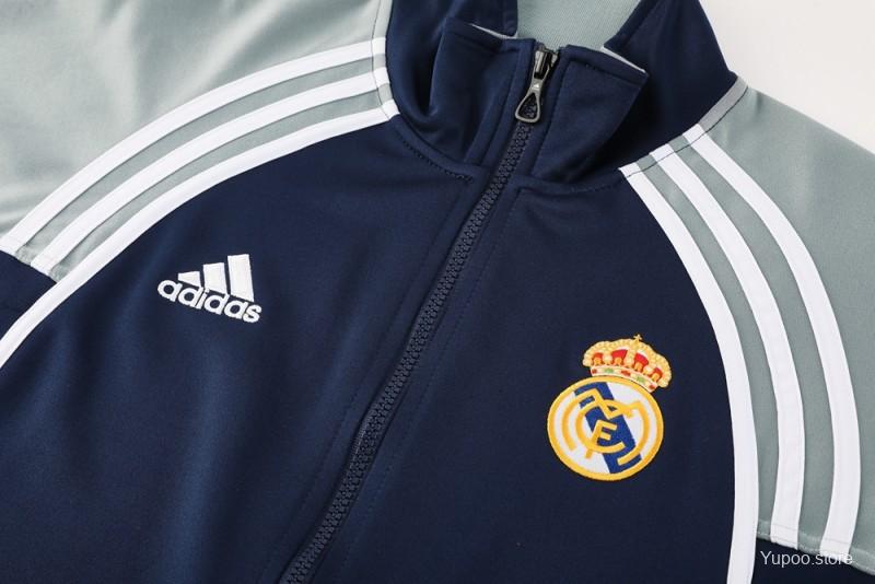 Real Madrid grey nevy full zip 25/26 – Image 3