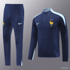 France royal blue half zip 25