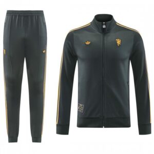 Man United dark gray full zip 25/26