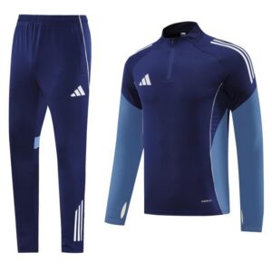 Adidas blue nevy half zip 25/26