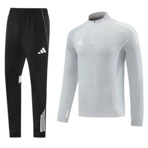 Adidas Light  grey half zip 25/26