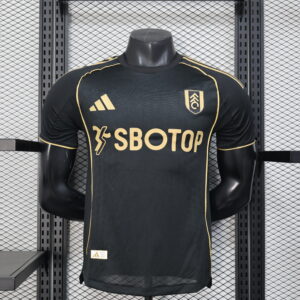 Fulham third black soccer 25/26