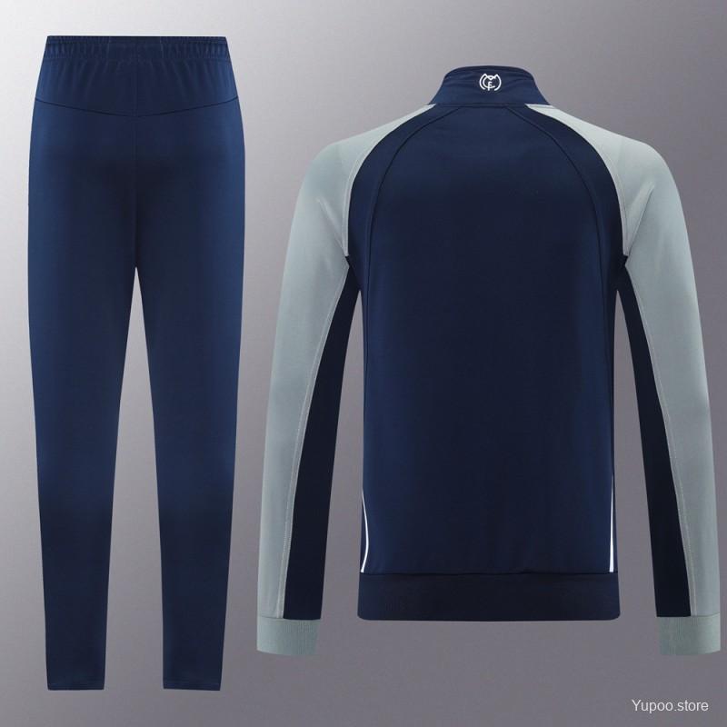 Real Madrid grey nevy full zip 25/26 – Image 2