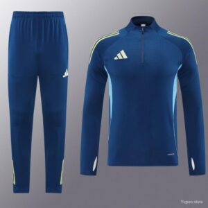Adidas blue nevy half zip 25/26
