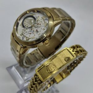 Rolex Bestwin 911 White Gold & Gourmette