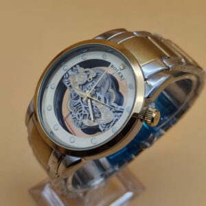 Rolex Squeleton Watch Gold and White