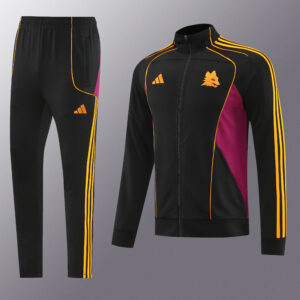 AS Roma Full-Zip Black 25/26