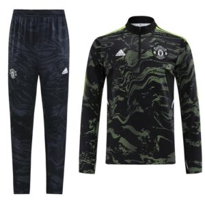Man United dark green camouflage half zip 25/26