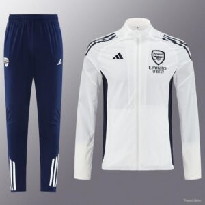 Arsenal white full zip 25/26