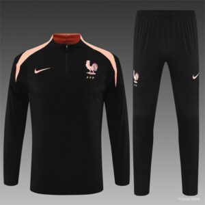 France Black half zip 25/26