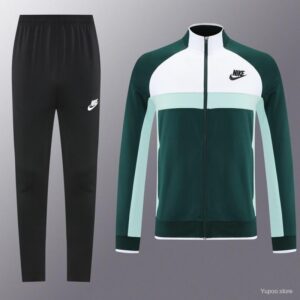 NIKE green white full zip 2025