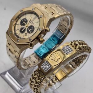 Audemars Piguet & gourmette rolex