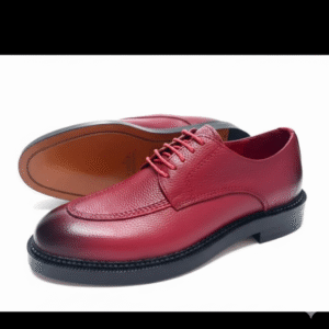 Soulier cuir Rouge Vin