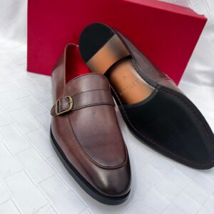 Mocassin cuir marron