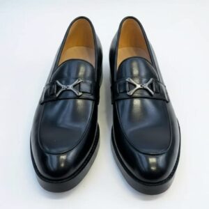 Mocassin cuir noir